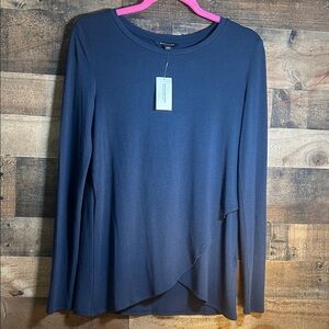 Banana Republic Navy Long Sleeve Women's Top